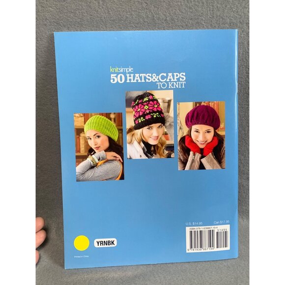 Knit Simple: 50 Hats & Caps To Knit Book - Picture 2 of 2